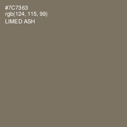 #7C7363 - Limed Ash Color Image